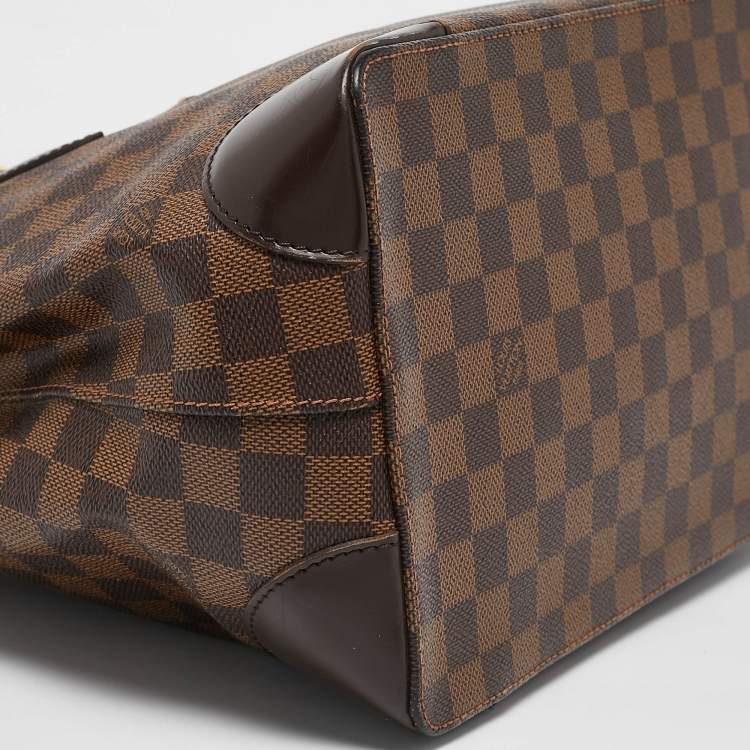 Pre Owned Louis Vuitton Damier Ebene Canvas Hampstead PM Bag