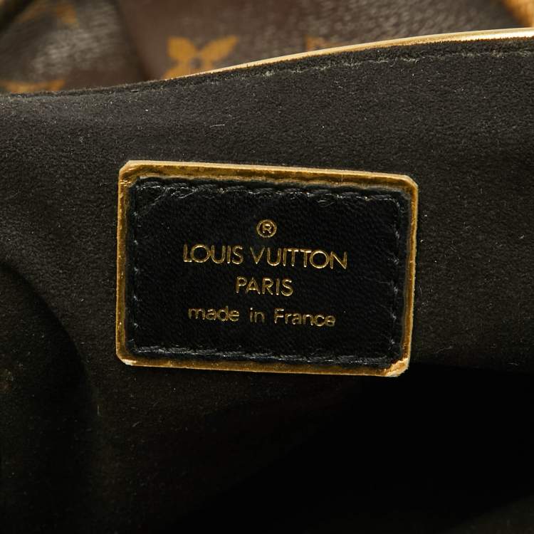 Pre Owned Louis Vuitton Monogram Canvas and Leopard Calf Hair Limited Edition Stephen Sprouse Bag