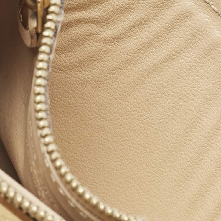 Pre Owned Louis Vuitton Citrine Monogam Vernis Pochette Cles Coin Purse