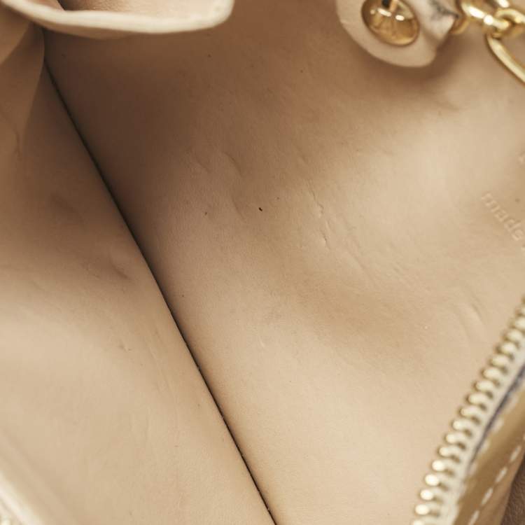 Pre Owned Louis Vuitton Citrine Monogam Vernis Pochette Cles Coin Purse