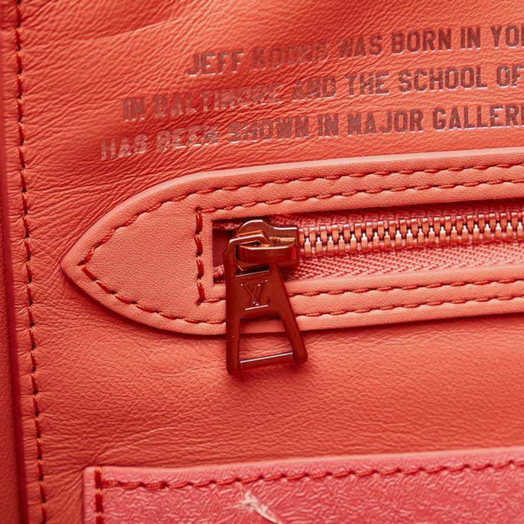 Pre Owned Louis Vuitton Pink Multicolor Coated Canvas Da Vinci Neverfull MM Tote Bag