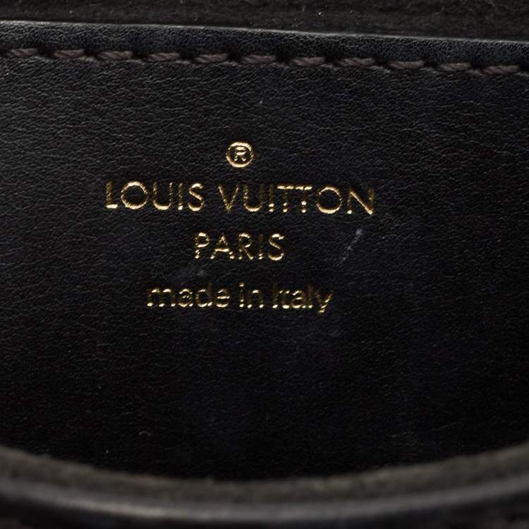 Pre Owned Louis Vuitton Black Quilted Leather New Wave Multi Pochette Bag