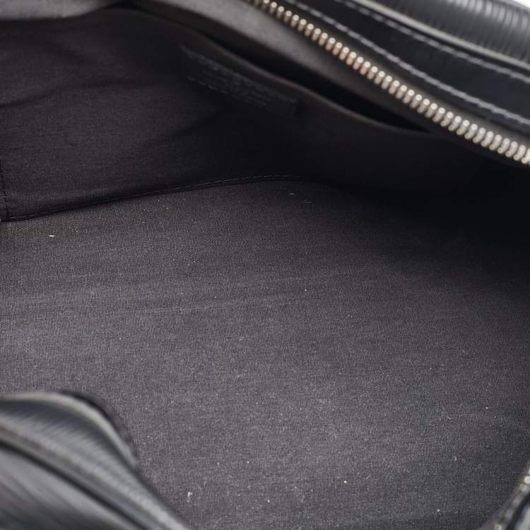 Pre Owned Louis Vuitton Black Epi Leather Bowling Montaigne PM Bag