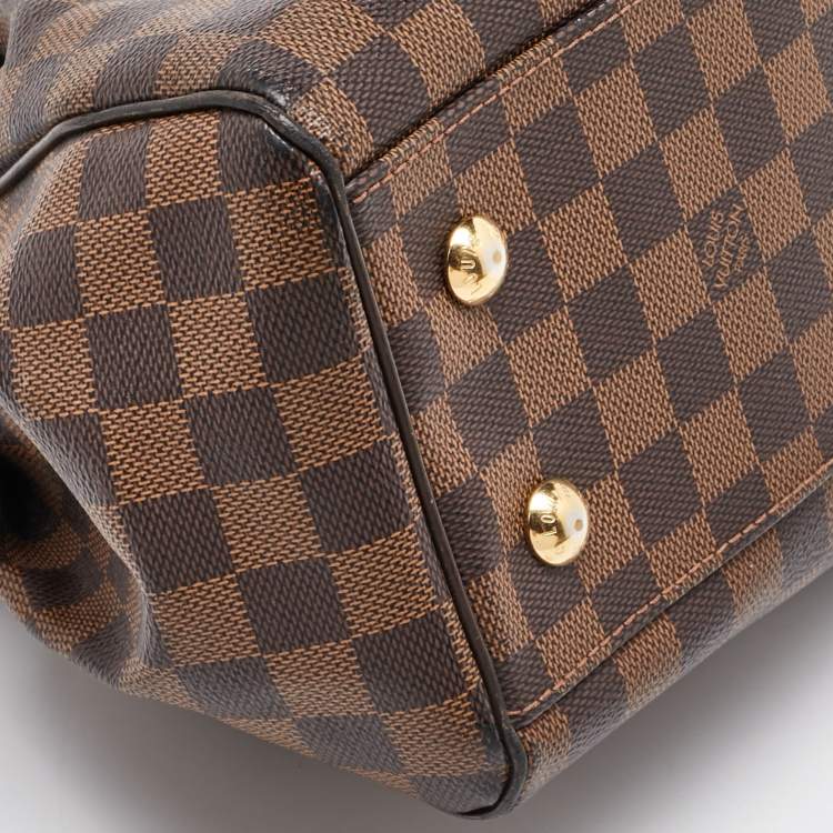 Pre Owned Louis Vuitton Damier Ebene Canvas Trevi PM Bag