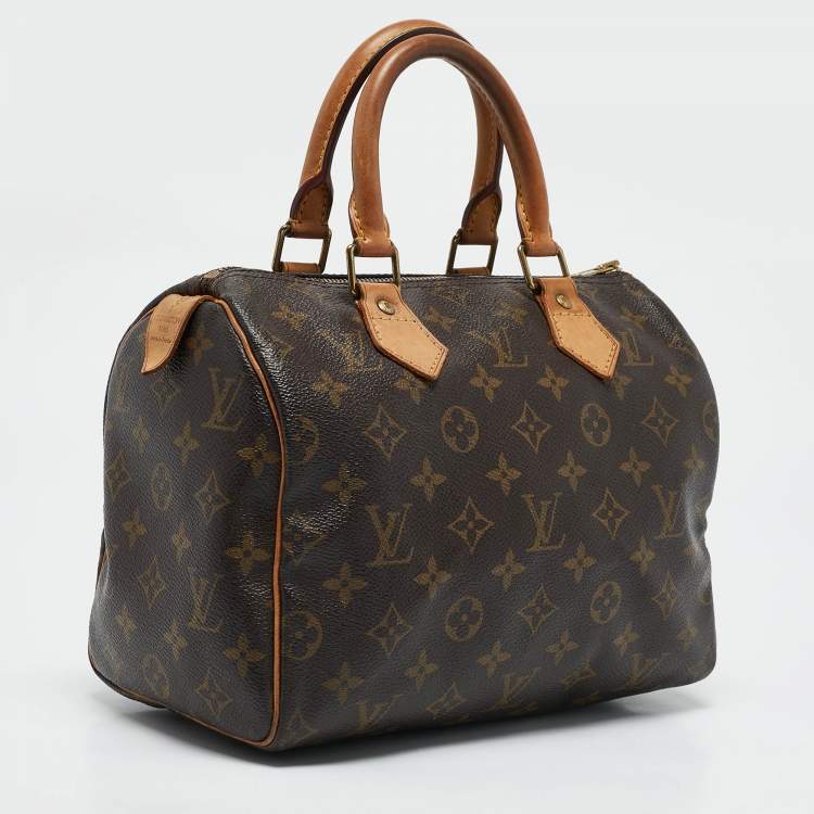 Pre Owned Louis Vuitton Monogram Canvas Speedy 25 Bag