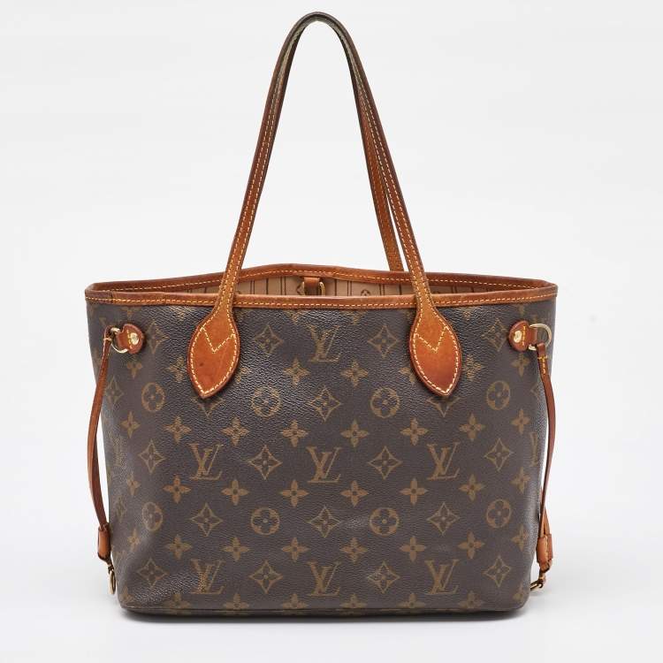 Pre Owned Louis Vuitton Monogram Canvas Neverfull PM Bag
