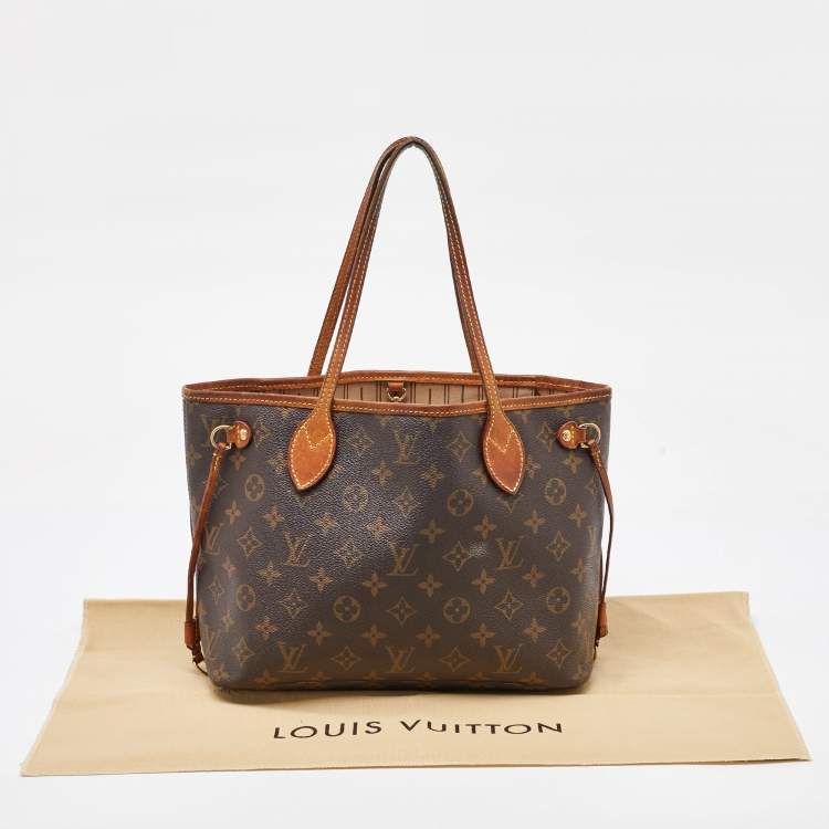 Pre Owned Louis Vuitton Monogram Canvas Neverfull PM Bag