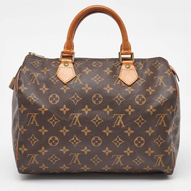 Pre Owned Louis Vuitton Monogram Canvas Speedy 30 Bag