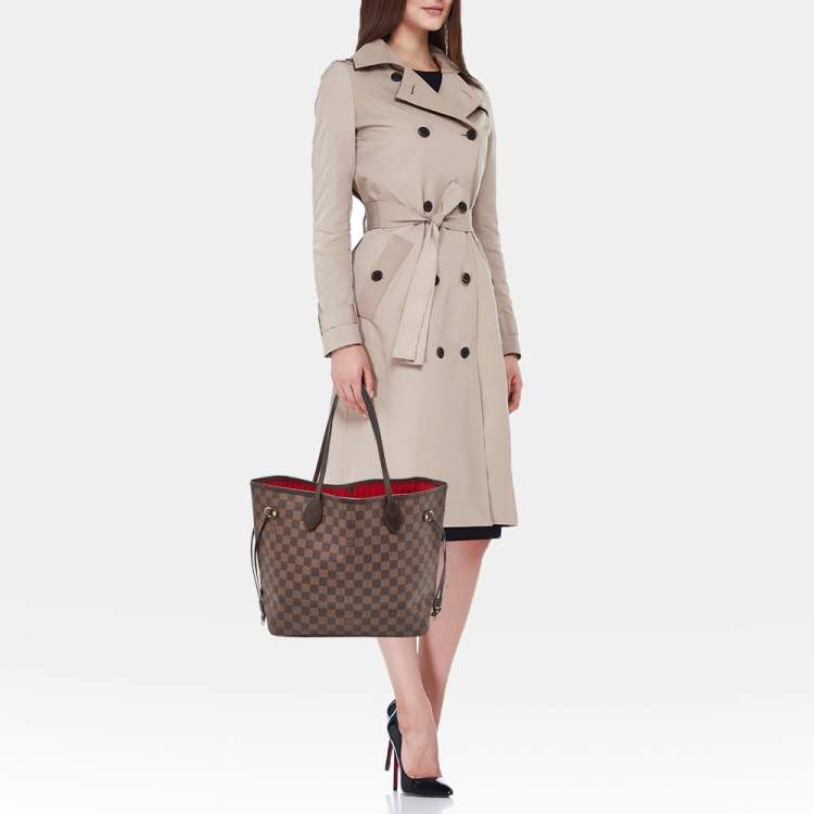مملوكة مسبقًا Louis Vuitton Damier Ebene Canvas Neverfull MM Bag