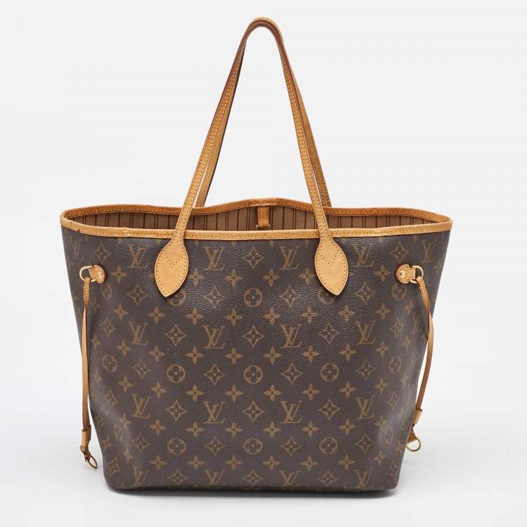 Pre Owned Louis Vuitton Monogram Canvas Neverfull MM Bag