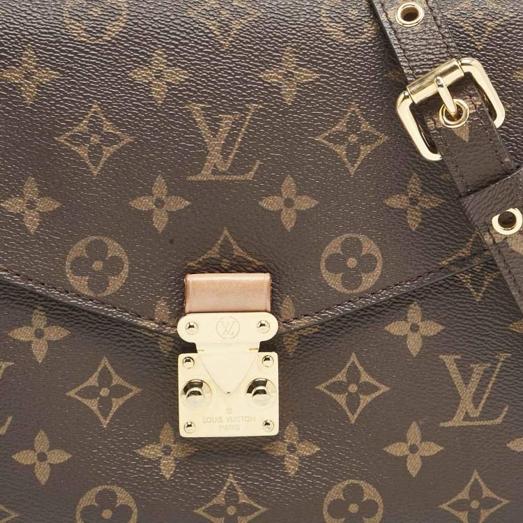 Pre Owned Louis Vuitton Monogram Canvas Pochette Metis Bag