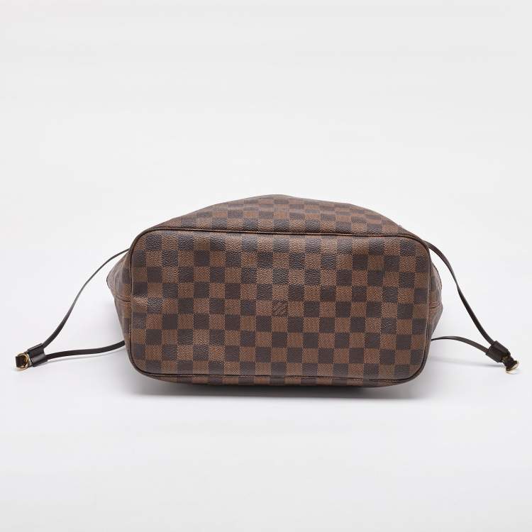 Pre Owned Louis Vuitton Damier Ebene Canvas Neverfull MM Bag