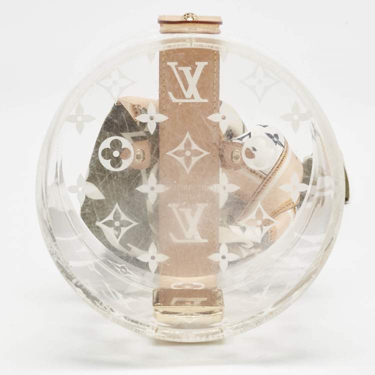 Pre Owned Louis Vuitton Monogram Plexiglass Box Scott 