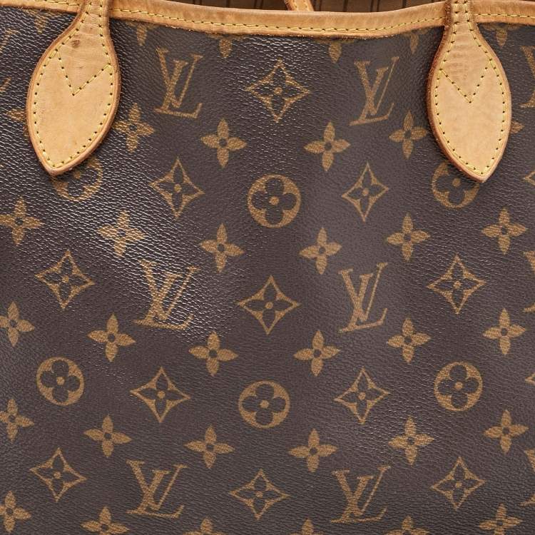 Pre Owned Louis Vuitton Monogram Canvas Neverfull MM Bag