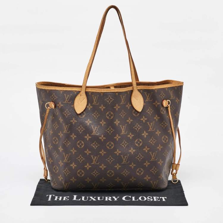 Pre Owned Louis Vuitton Monogram Canvas Neverfull MM Bag