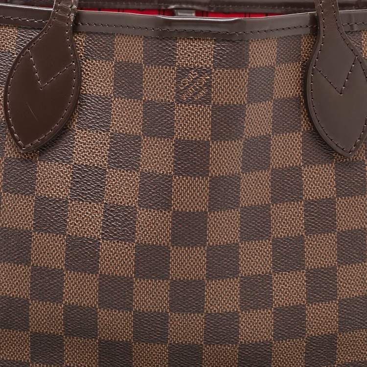 Pre Owned Louis Vuitton Damier Ebene Canvas Neverfull PM Bag