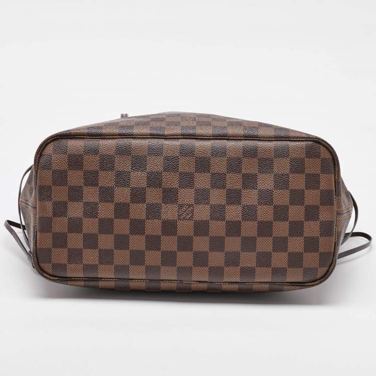 Pre Owned Louis Vuitton Damier Ebene Canvas Neverfull MM Bag