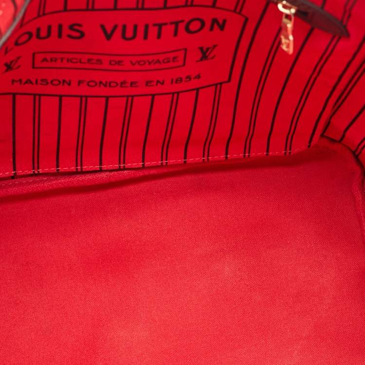 Pre Owned Louis Vuitton Damier Ebene Canvas Neverfull MM Bag
