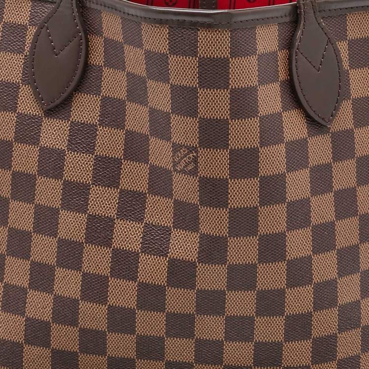 Pre Owned Louis Vuitton Damier Ebene Canvas Neverfull MM Bag