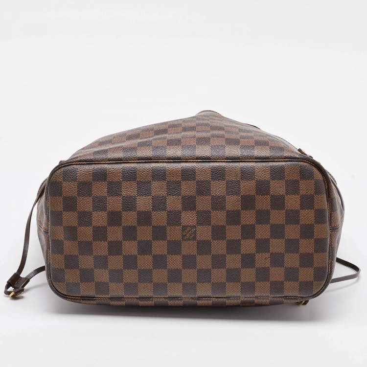 Pre Owned Louis Vuitton Damier Ebene Canvas Neverfull MM Bag