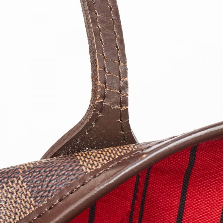 Pre Owned Louis Vuitton Damier Ebene Canvas Neverfull MM Bag