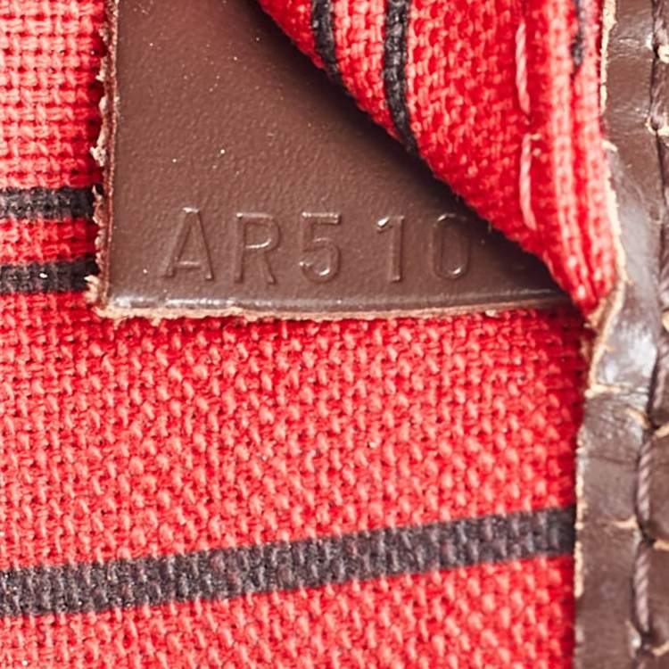 Pre Owned Louis Vuitton Damier Ebene Canvas Neverfull MM Bag