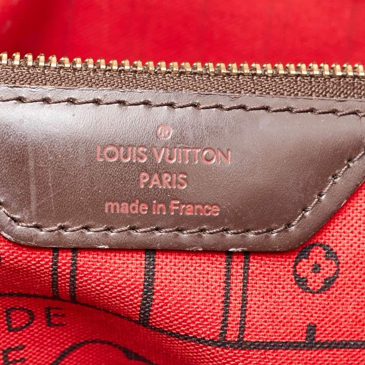 Pre Owned Louis Vuitton Damier Ebene Canvas Neverfull MM Bag