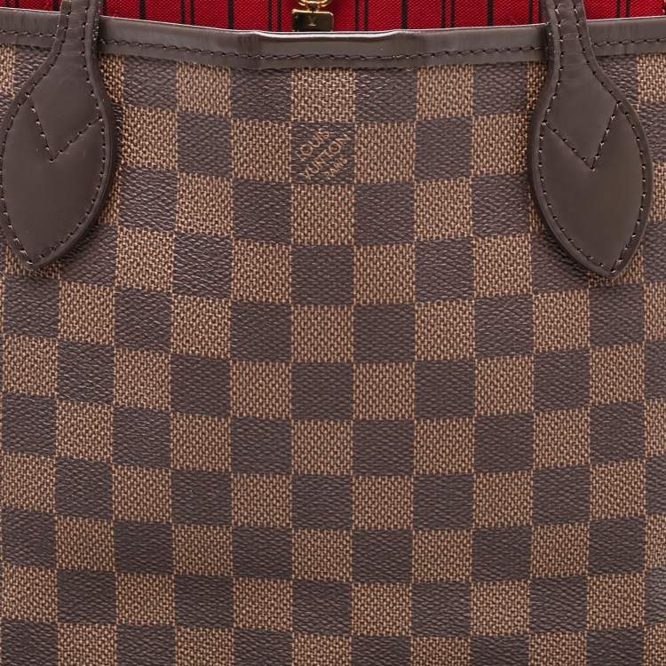 Pre Owned Louis Vuitton Damier Ebene Canvas Neverfull PM Bag