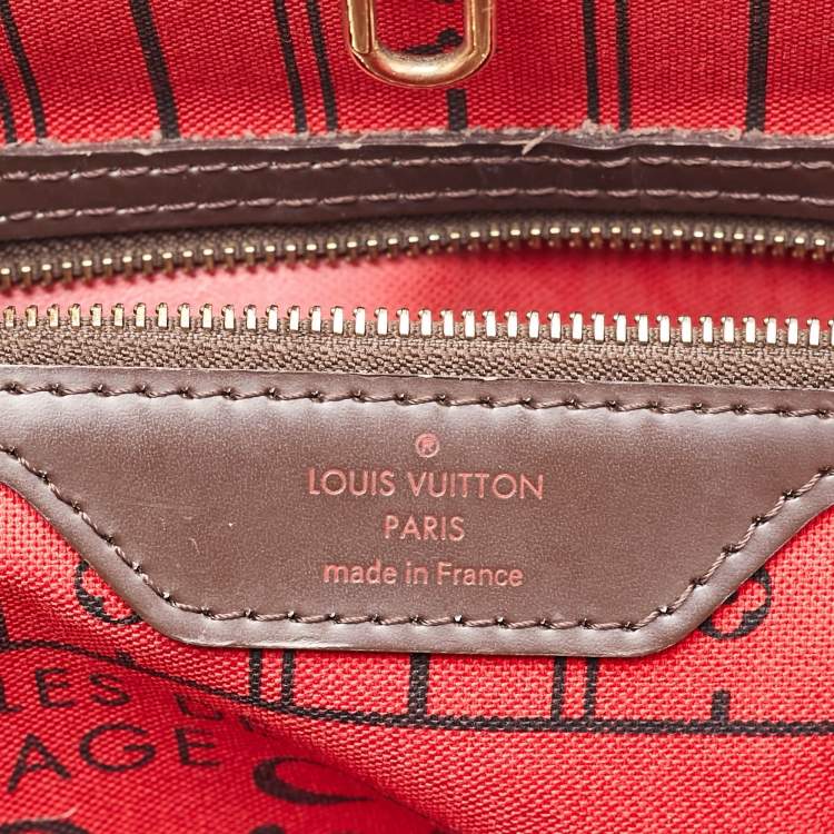 Pre Owned Louis Vuitton Damier Ebene Canvas Neverfull PM Bag
