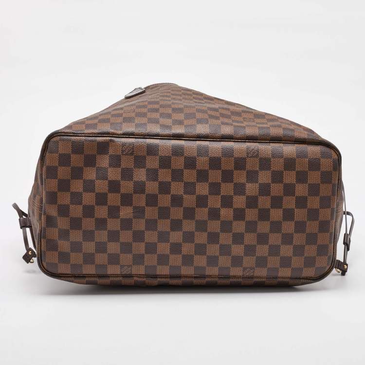 Pre Owned Louis Vuitton Damier Ebene Canvas Neverfull GM Bag