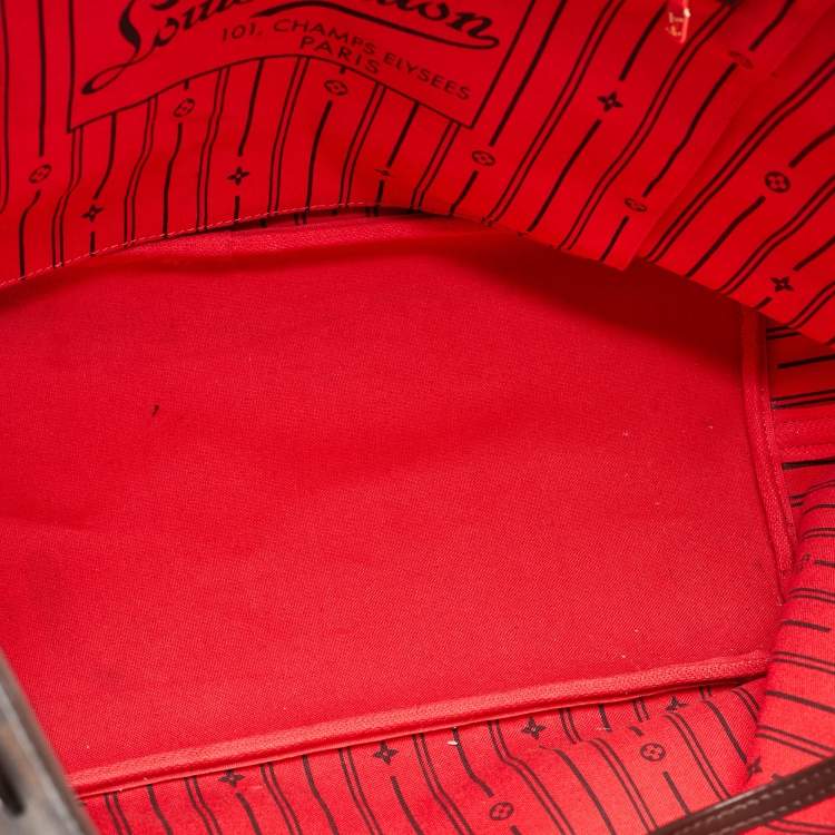 Pre Owned Louis Vuitton Damier Ebene Canvas Neverfull GM Bag