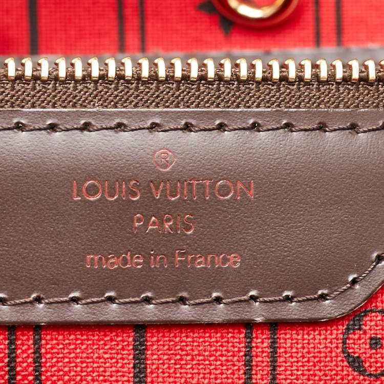 Pre Owned Louis Vuitton Damier Ebene Canvas Neverfull GM Bag