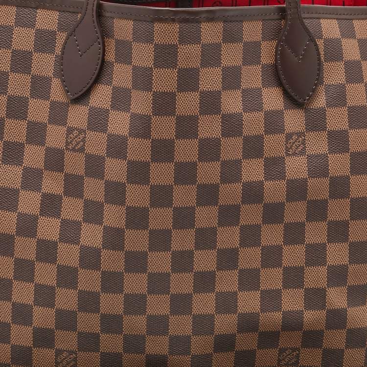 Pre Owned Louis Vuitton Damier Ebene Canvas Neverfull GM Bag