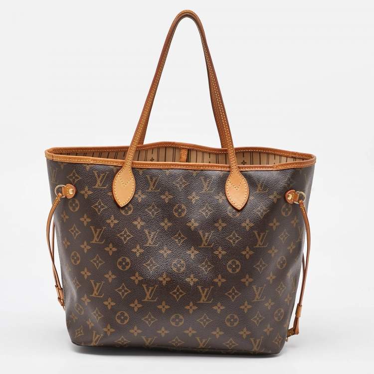 Pre Owned Louis Vuitton Monogram Canvas Neverfull MM Bag