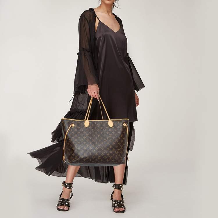 Pre Owned Louis Vuitton Monogram Canvas Neverfull GM Bag