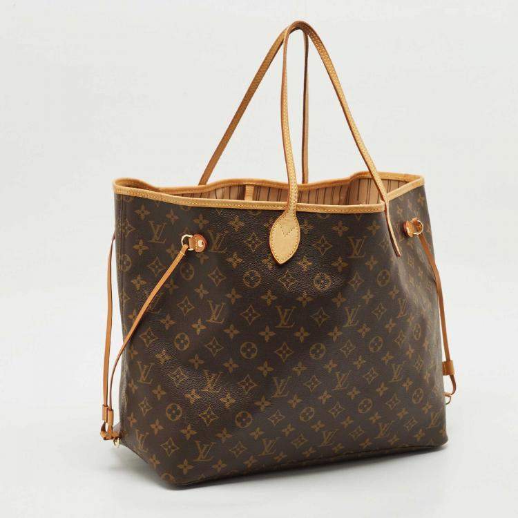 Pre Owned Louis Vuitton Monogram Canvas Neverfull GM Bag