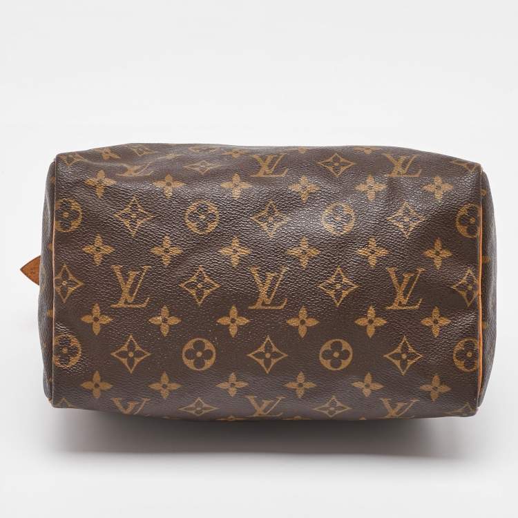 Pre Owned Louis Vuitton Monogram Canvas Speedy 25 Bag