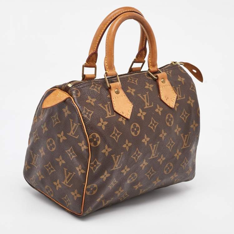 Pre Owned Louis Vuitton Monogram Canvas Speedy 25 Bag