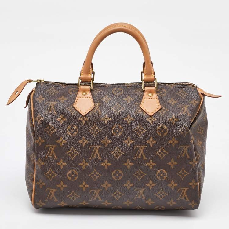Pre Owned Louis Vuitton Monogram Canvas Speedy 30 Bag