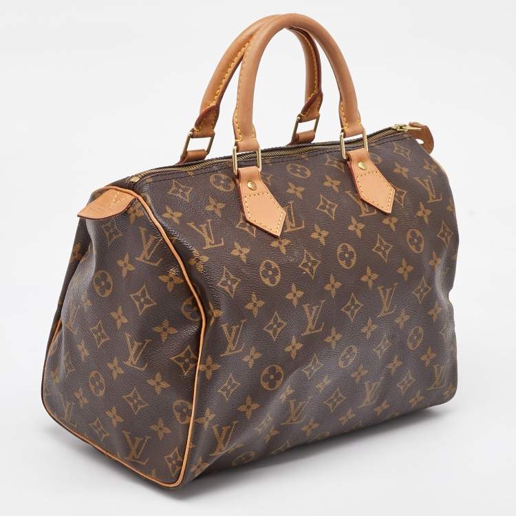 Pre Owned Louis Vuitton Monogram Canvas Speedy 30 Bag