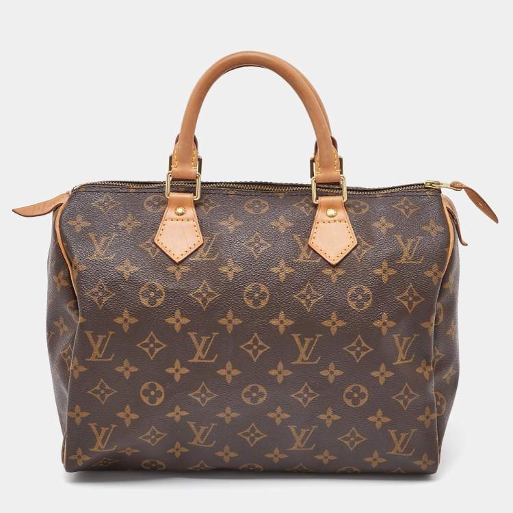 Pre Owned Louis Vuitton Monogram Canvas Speedy 30 Bag