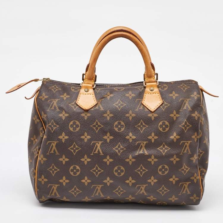 Pre Owned Louis Vuitton Monogram Canvas Speedy 30 Bag