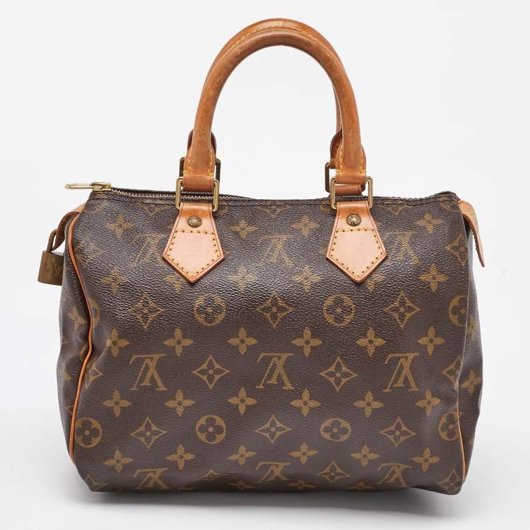 Pre Owned Louis Vuitton Monogram Canvas Speedy 25 Bag