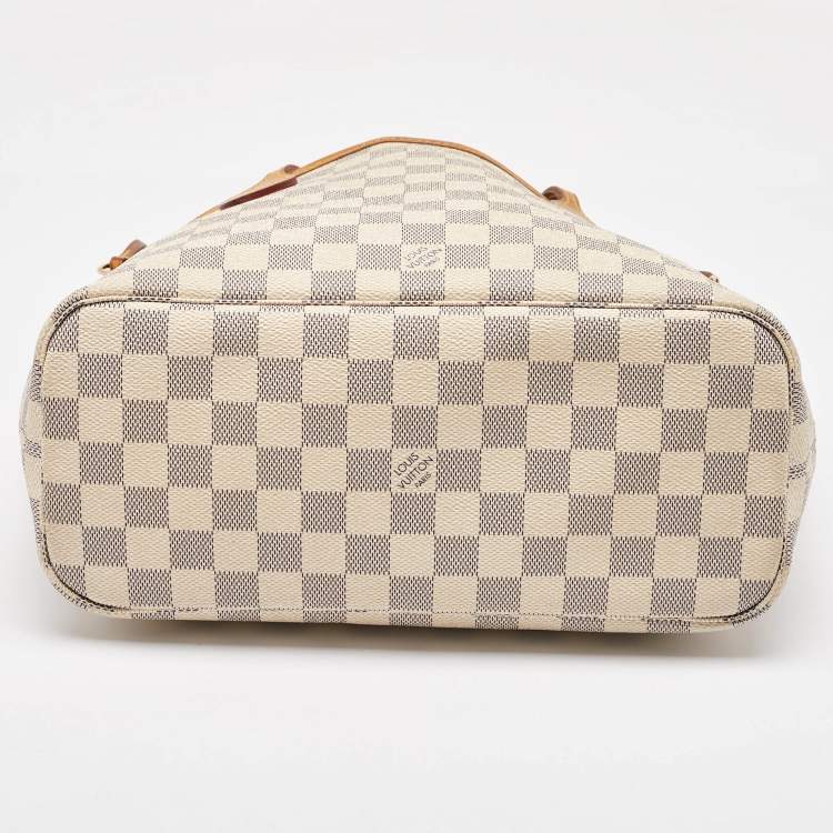Pre Owned Louis Vuitton Damier Azur Canvas Neverfull PM Bag