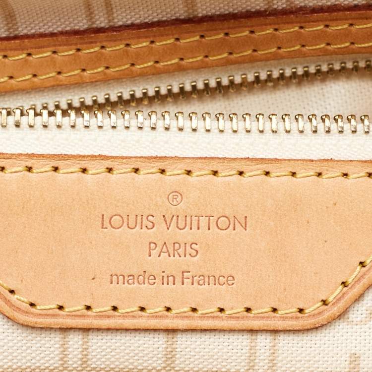Pre Owned Louis Vuitton Damier Azur Canvas Neverfull PM Bag