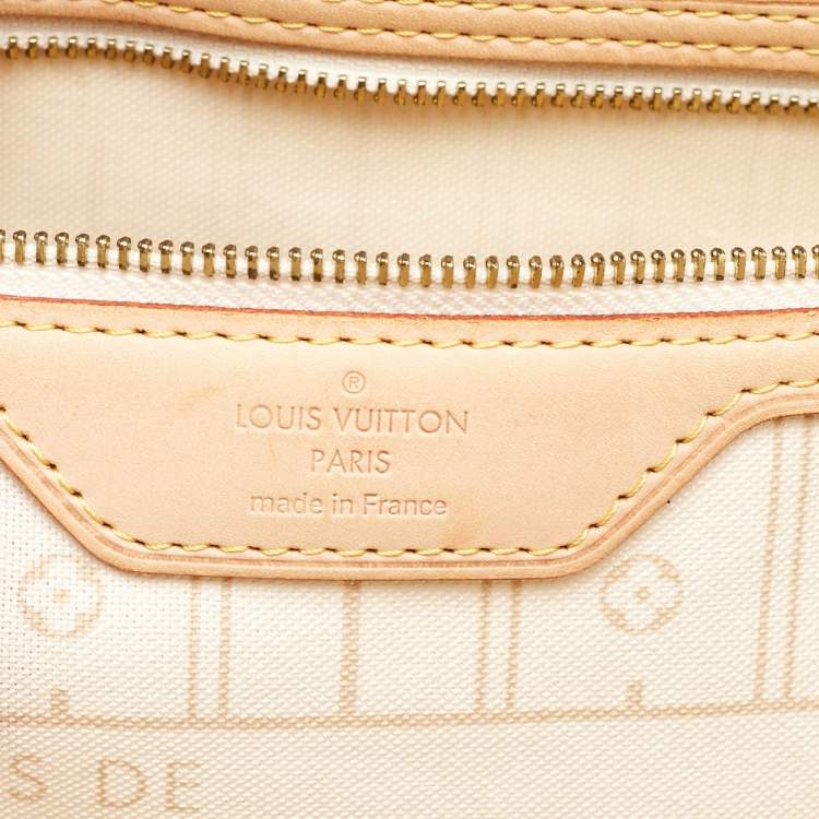 Pre Owned Louis Vuitton Damier Azur Canvas Neverfull GM Bag