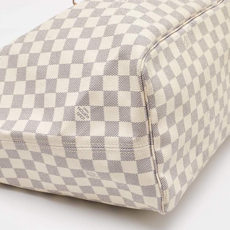 Pre Owned Louis Vuitton Damier Azur Canvas Neverfull GM Bag