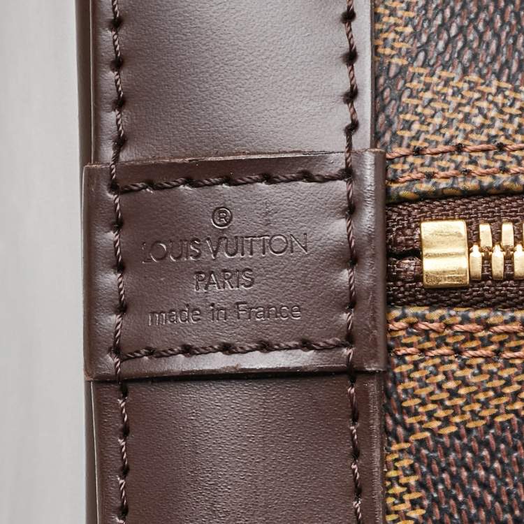 Pre Owned Louis Vuitton Damier Ebene Canvas Alma PM Bag