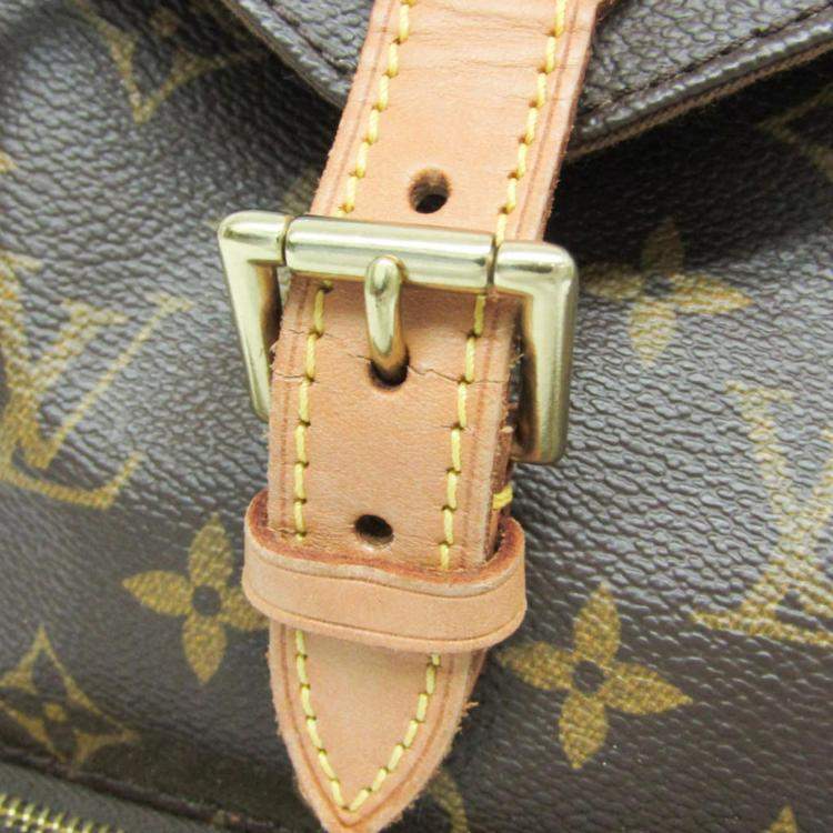Pre Owned Louis Vuitton Brown Monogram Canvas Montsouris MM Backpack