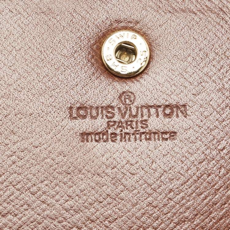 Pre Owned Louis Vuitton Monogram Canvas Kisslock Trifold Wallet